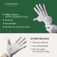 thumbnail image 2 of Guantes hidratantes Cottonnerie de algodón orgánico, 4 pares, 2 of 4
