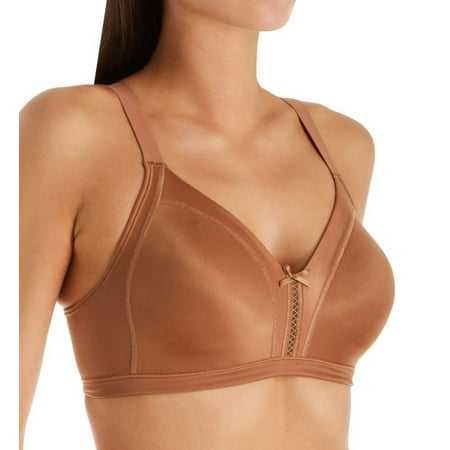 

Women s Bali DF0044 Double Support Soft Touch Wirefree Bra (Cinnamon Butter 36C)