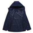 thumbnail image 5 of LEKODE Windbreaker Jackets for Men Dustproof with Hood Loose Lightweight Jacket Hiking Jacket Mountain Shell Jacket Stylish Jacket Lightweight Portable Rain Coat Slim Fit Jackets for Men Blue 5XL, 5 of 7