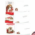 thumbnail image 5 of 10 Assorted Set Funny Christmas Greeting Cards - Happy Howlidays - Funny Xmas Puppies in Festive Antics, 5 of 6