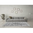 thumbnail image 3 of Ahgly Company Indoor Square Abstract Gray Modern Area Rugs, 8' Square, 3 of 4