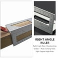 thumbnail image 3 of NICERIO Angle Protractor Ruler Aluminum Engineer Ruler Silver 1Pack, 3 of 9