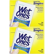 Wet Ones Singles Citrus 24 ct. (Pack of 2)