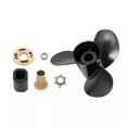 thumbnail image 3 of Aluminum Boat Propeller 13-1/4x17 for Mercury 40-140HP 15 Tooth RH, 3 of 5