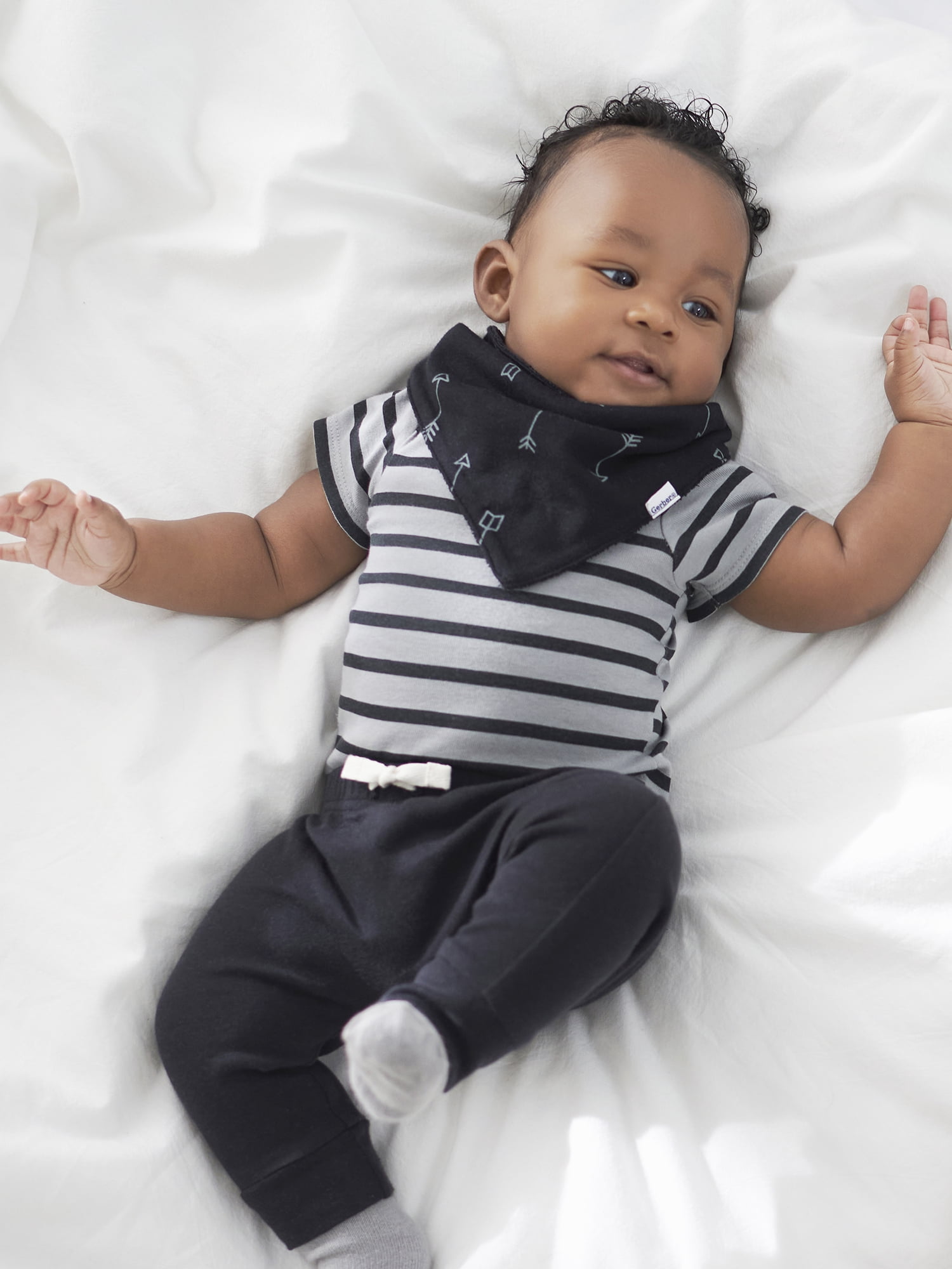 Modern Moments by Gerber Baby Boy Bodysuits, 4-Pack (Newborn-12 Months)