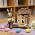 thumbnail image 1 of Wooden Calendar Easter Wooden Tabletop Calendar Reusable Building Block Desktop Decoration Ornament Crafts(1Pcs) JASKFLY, 1 of 9
