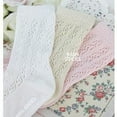 thumbnail image 2 of Lian LifeStyle Baby's Girl's 3 Pairs Pure Cotton Socks Mesh M(2Y-4Y), 2 of 2