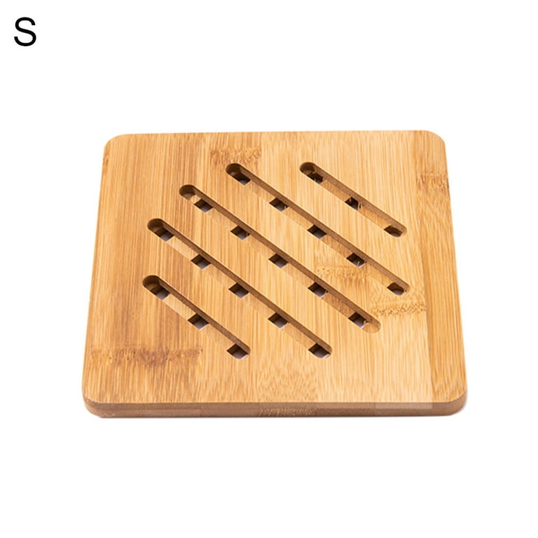 Bamboo Wood Hot Dish Pan Trivet Oven Stove Pad Heat Resist Plate Pot Holder Mat Bamboo Wood Hot Dish Pan Trivet Oven Stove Pad Heat Resist Plate Pot Holder Mat