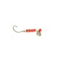 Sea Striker Snelled Hooks, Nickel Wide Gap, Size 3/0, 4pk, Red