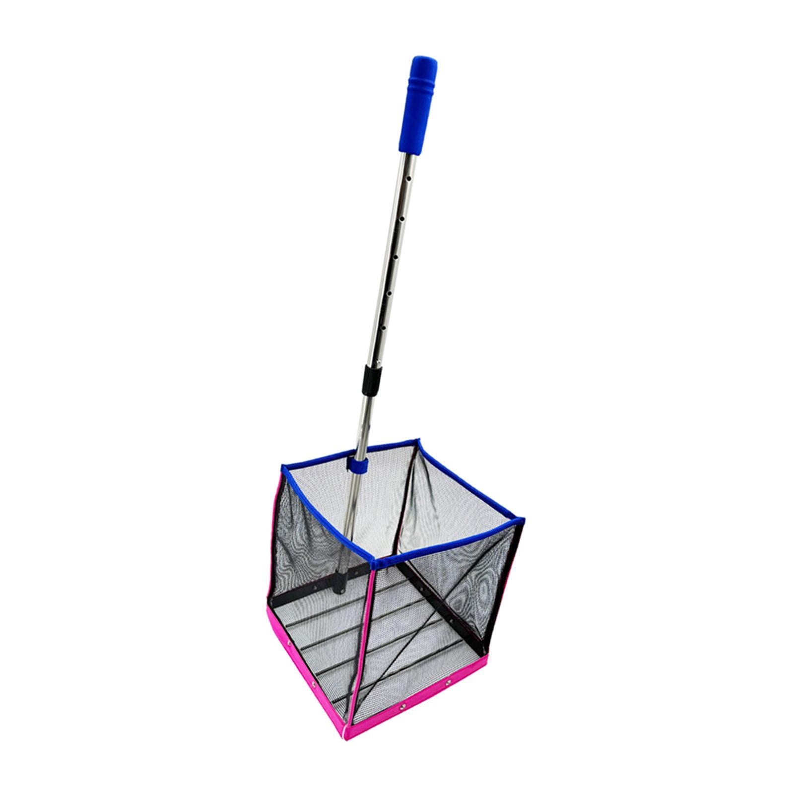 funtasica Pickleball Ball Retriever Grabber Basket Adjustable Telescopic Rod Balls Pickup Tool Pickleball Ball Collector Gatherer
