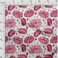 thumbnail image 3 of oneOone Polyester Spandex Magenta Fabric Floral Sewing Craft Projects Fabric Prints By Yard 56 Inch Wide, 3 of 4