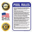 thumbnail image 7 of New Jersey Pool Rules Sign, Complies With State Of New Jersey Pool Safety Code, 24x36 Corrugated Plastic, 7 of 7