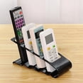 thumbnail image 3 of 4 Grid Remote Control Stand Holder Rack, Stable Desktop Convenient Simple Gadgets Durable Iron Organizer for Living Room Sitting Room Black, 3 of 7