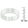 thumbnail image 4 of 14KT White Gold 0.25 ct.TDW Princess Cut Gent's Diamond Band (G-H, VS1-VS2), 4 of 4