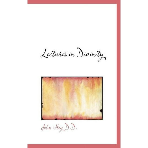 Lectures in Divinity (Hardcover)
