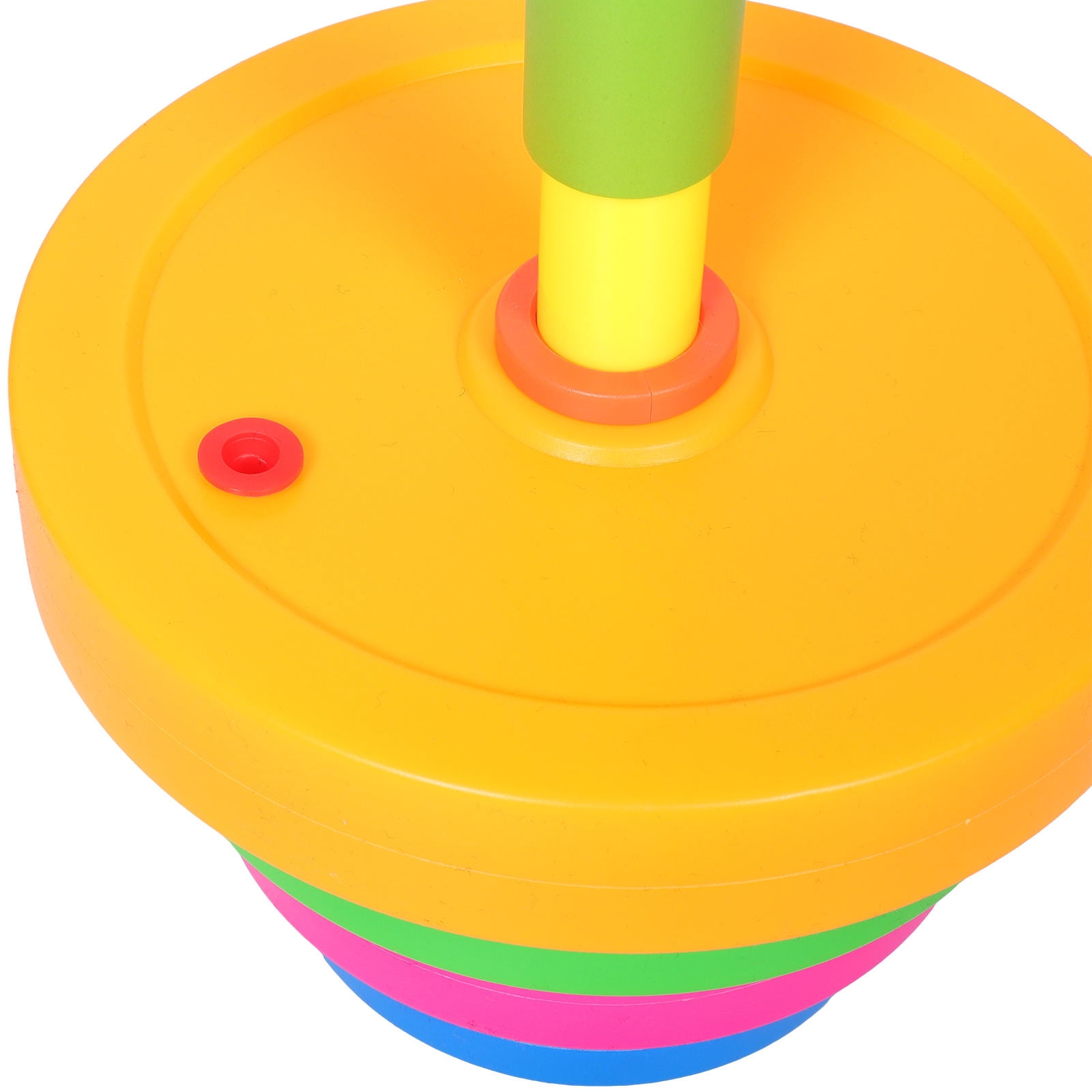PENIKOKO 2Pcs Kids Pretend Workout Set with Plastic Barbell and Dumbbell for Versatile Use