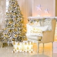 thumbnail image 6 of White and Gold Bronzing Christmas Lumbar Throw Pillow Covers 12x20 Set of 4, Decorative Long Xmas Cushion Covers Pillow Cases 12 x 20 for Home Bedroom Room Holiday Couch Decor Decorations, 6 of 6