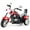 Red, variant on Gymax 6V Electric Kids Motorcycle 3-Wheel Ride On Toy w/ Adjustable Headlight Red