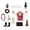 Red, variant on Toys Games Kids,Christmas Decorations,Baby Toys Clearance,Christmas Gifts Novelty Gag Toys for Girls Boys,Mini Doll House Christmas Decoration Miniature Christmas Scene DOLLHOUSE Christmas Set