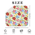 thumbnail image 4 of Pioneer Flower Floral Print Pattern Kitchen Dish Drying Mat 1 Pack, Ultra Absorbent Microfiber Drainer Mat, 16"x18", 4 of 6