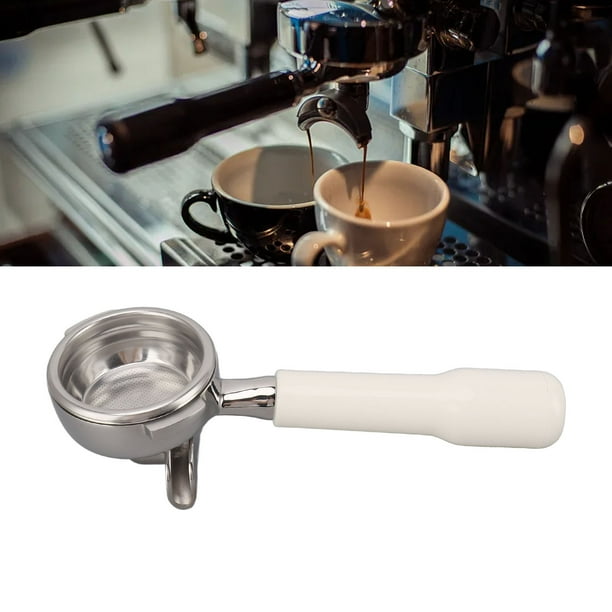 Portafiltro De 58Mm, Portabia De Espresso Doble De Boquilla, Soporte De Filtro Desmontable De 2 Orejas, Piezas De Repuesto De Acero Inoxidable Para La Máquina De Café Nuova