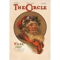 thumbnail image 2 of J.C. Leyendecker 11x14 Black Ornate Wood Framed Double Matted Museum Art Print Titled: The Circle, Xmas 1907 (1907), 2 of 5