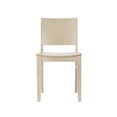 thumbnail image 6 of Emma + Oliver Antique White Dining Chair with Curved Backrest and Solid Wood Construction, 6 of 12