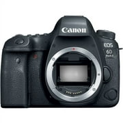 Canon EOS 6D Mark II 26.2MP Full Frame Digital SLR Camera (Body) 1897C002 Bundle Kit with Canon EF 50mm f/1.8 STM Lens + More(International Model)