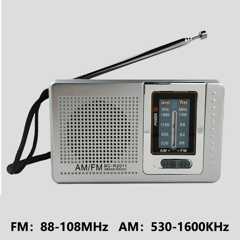 Mini Radio Analogica BC-R2011 Salida Mini Jack Alimentacion por 2