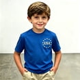 thumbnail image 2 of WEIGFI Toddler Boys Tee Shirts Independence Day Stars Graphic Print Patriotic Clothes Summer Comfort Casual Stylish Short Sleeve Round Neck Cool Party Top,Blue,8-9 Years, 2 of 4