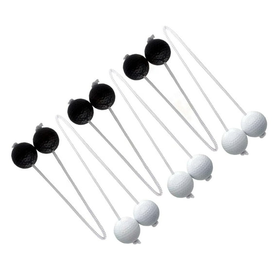 Ladder Toss Replacement Bola Strands , Ladder Ball for Backyard Games - Black and White