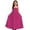 Hot Pink, variant on TBWNWG Girls Casual Spaghetti Strap Backless Sun Dress Flowy Beach Dress For Kids,Sizes 11-12 Years