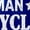 Royal Blue, variant on Vintage Never Underestimate an Old Man on a Bicycle - Cyclist, Bicyclist or Biker Grandpa, Black T-Shirt, Medium