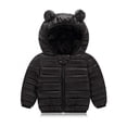 thumbnail image 4 of Dezsed Kids Boys Girls Winter Coats Clearance Fashion Kids Coat Boys Girls Thick Coat Padded Winter Jacket Clothes Down Jacket 18-24 Months Black, 4 of 4