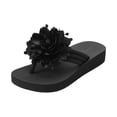 thumbnail image 3 of ibiyuan Flip Flops for Women Beach Thong Sandals for Women Dressy Non- Woven Sole Indoor Slippers Flexible Orthofeet Shoes for Women, 3 of 8