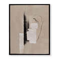 thumbnail image 1 of Bouclair Toile Abstraite Beige Encadrée Art 16 X 20 Po (40,6 X 50,8 cm), 1 of 3
