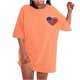 thumbnail image 1 of Fiudx Liquidación de Ofertas Flash Camiseta de Manga Corta con Cuello Redondo y Estampado Informal En La Parte Delantera y Trasera Del Día de La Independencia para Mujer, 1 of 5