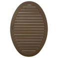 thumbnail image 2 of 25"W x 37"H x 2 1/8"P, Vertical Oval Gable Vent Louver, Functional, 2 of 2