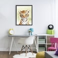 thumbnail image 3 of Stupell Industries Cottage Jungle Friends Baby Tiger Black Floating Frame Canvas Art, 17 x 21, by Christine Simpson Art, 3 of 8