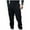 01 Black, variant on Awdenio Work Pants for Men Drawstring Long Jogger Pants Loose Hiking Cargo Pants with Pockets