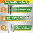 thumbnail image 5 of Wakeman Outdoors Pop Up Privacy Tent for Camp Toilet or Pool Cabana, White, 5 of 6