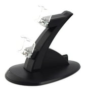 Dual USB C harger Dock Station Stand for Sony Playstation PS4 Controller I5 LED Cradle