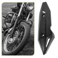 thumbnail image 3 of Generic Black Plastic Motorcycle Exhaust Heat Shield Tailpipe Guard Sturdy, 3 of 6