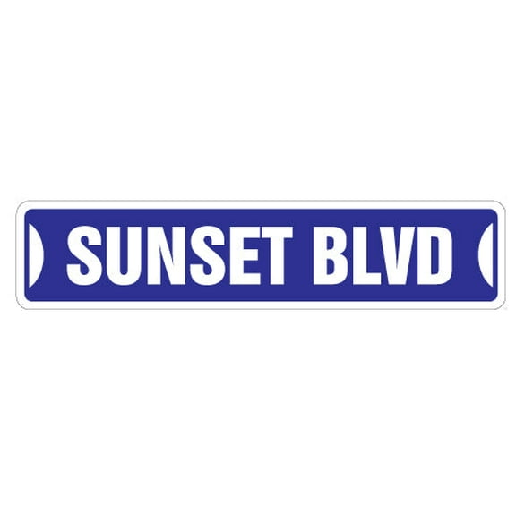 SUNSET BLVD Street Sign los angeles california Hollywood LA | Indoor/Outdoor | 36" Wide