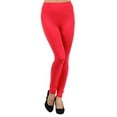 thumbnail image 3 of Women Sports Leggings with Fleece Lined Workout Running Pants, Red, Plus, 3 of 4
