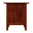 thumbnail image 4 of Leo & Lacey Modern Wood End Table w/ USB Charging Ports in Walnut, 4 of 9