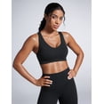 thumbnail image 2 of CRZ YOGA Butterbreeze Criss Cross Back Sports Bras for Women Padded Workout Training Top, 2 of 6
