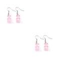 thumbnail image 1 of Sonducket Gancho para la oreja Pendiente colgante Colgante Pendientes colgantes para suministro Rosa Rosado 2Conjunto, 1 of 6