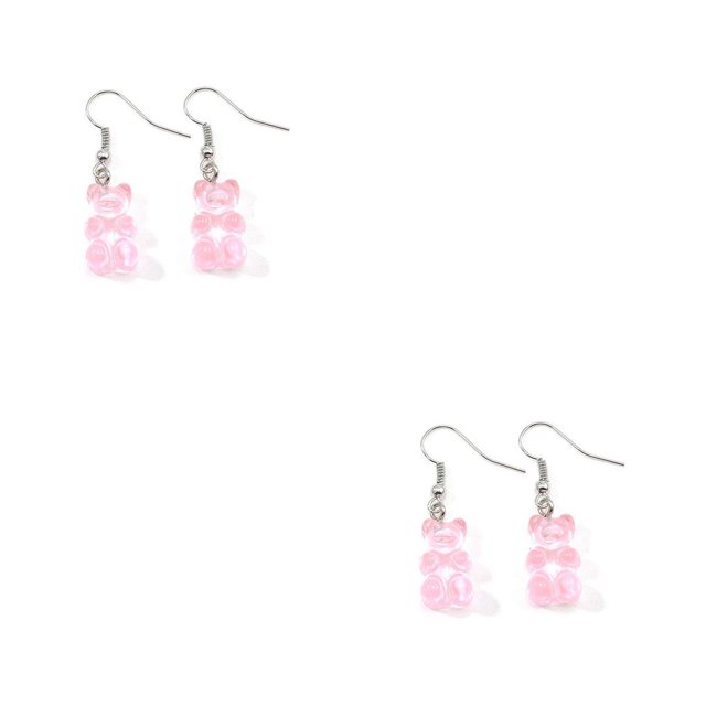 Sonducket Gancho para la oreja Pendiente colgante Colgante Pendientes colgantes para suministro Rosa Rosado 2Conjunto