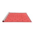 thumbnail image 2 of Ahgly Company Machine Washable Indoor Rectangle Abstract Red Modern Area Rugs, 2' x 5', 2 of 4